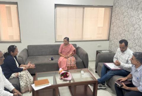 Meeting with Member of Parliment-Bhavanagar-Smt.Nimuben Bambhaniya 2026